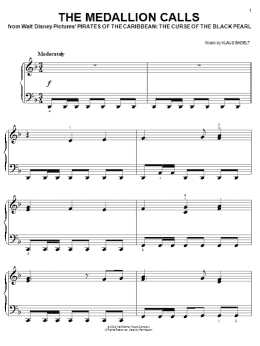page one of The Medallion Calls (Easy Piano)