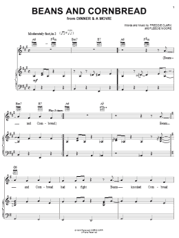 page one of Beans And Cornbread (Piano, Vocal & Guitar Chords (Right-Hand Melody))