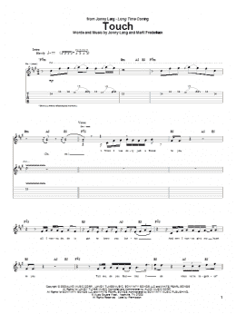 page one of Touch (Guitar Tab)