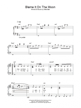 page one of Blame It On The Moon (Piano Solo)