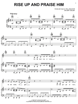 page one of Rise Up And Praise Him (Piano, Vocal & Guitar Chords (Right-Hand Melody))