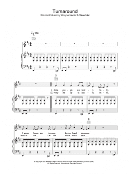 page one of Turnaround (Piano, Vocal & Guitar Chords)