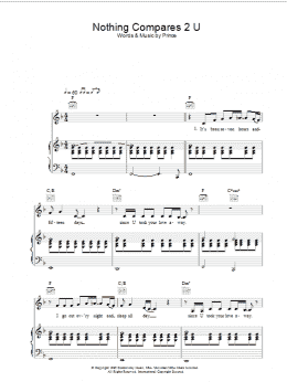 page one of Nothing Compares 2 U (Piano, Vocal & Guitar Chords)