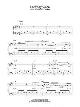 page one of Faraway Voice (Piano Solo)