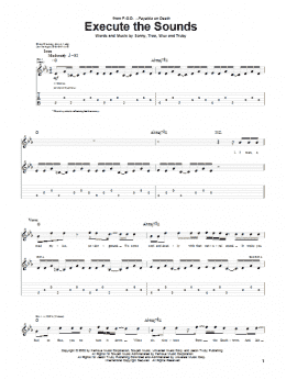page one of Execute The Sounds (Guitar Tab)
