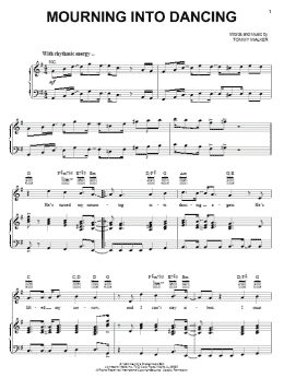 page one of Mourning Into Dancing (Piano, Vocal & Guitar Chords (Right-Hand Melody))