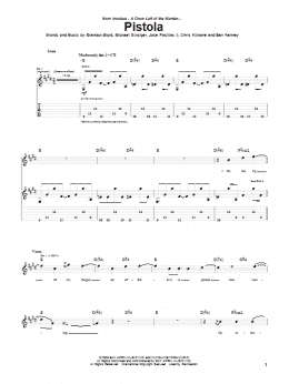 page one of Pistola (Guitar Tab)
