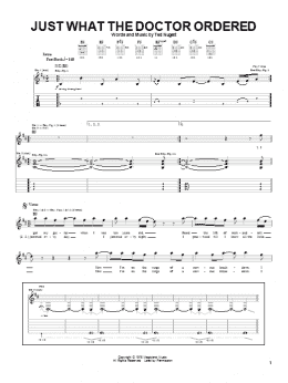page one of Just What The Doctor Ordered (Guitar Tab)
