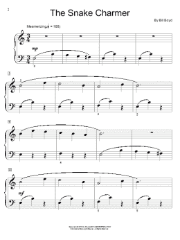 page one of The Snake Charmer (Educational Piano)
