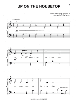 page one of Up On The Housetop (Beginning Piano Solo)