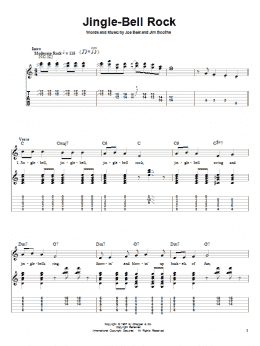 page one of Jingle-Bell Rock (Guitar Tab (Single Guitar))