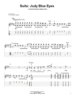 page one of Suite: Judy Blue Eyes (Guitar Tab (Single Guitar))