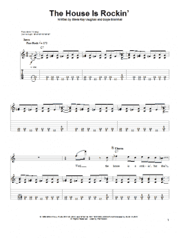 page one of The House Is Rockin' (Guitar Tab (Single Guitar))