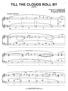 page one of Till The Clouds Roll By (Piano Solo)