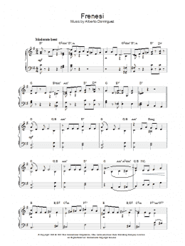 page one of Frenesi (Piano Solo)