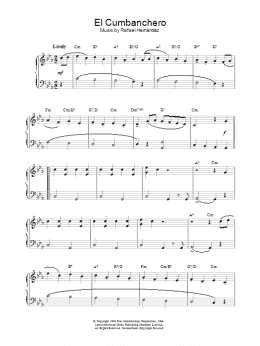 page one of El Cumbanchero (Piano Solo)