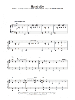 page one of Bamboléo (Piano Solo)