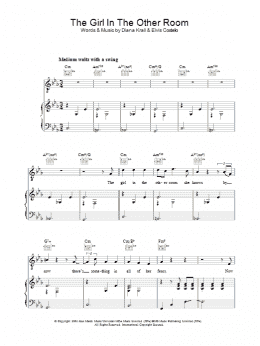 page one of The Girl In The Other Room (Piano, Vocal & Guitar Chords)