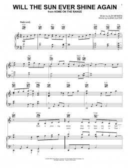page one of Will The Sun Ever Shine Again (Piano, Vocal & Guitar Chords (Right-Hand Melody))