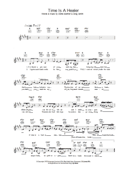 page one of Time Is A Healer (Lead Sheet / Fake Book)