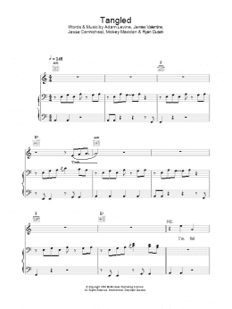 page one of Tangled (Piano, Vocal & Guitar Chords)