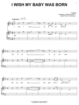 page one of I Wish My Baby Was Born (Piano, Vocal & Guitar Chords (Right-Hand Melody))
