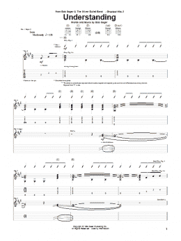 page one of Understanding (Guitar Tab)