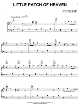 page one of Little Patch Of Heaven (Piano, Vocal & Guitar Chords (Right-Hand Melody))