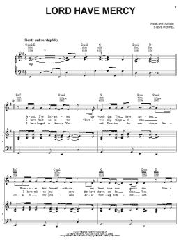page one of Lord Have Mercy (Piano, Vocal & Guitar Chords (Right-Hand Melody))