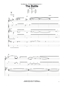 page one of The Battle (Guitar Tab)