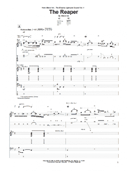 page one of The Reaper (Guitar Tab)
