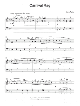 page one of Carnival Rag (Educational Piano)