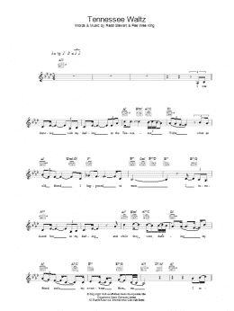 Tennessee Waltz (Lead Sheet / Book) Print Music Now