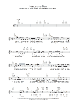 page one of Handsome Man (Lead Sheet / Fake Book)