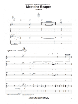 page one of Meet The Reaper (Guitar Tab)