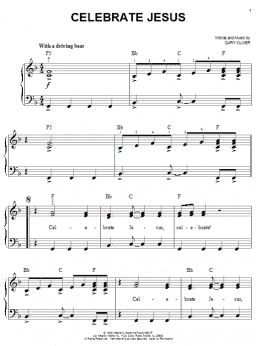 page one of Celebrate Jesus (Easy Piano)