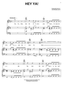 page one of Hey Ya! (Piano, Vocal & Guitar Chords (Right-Hand Melody))