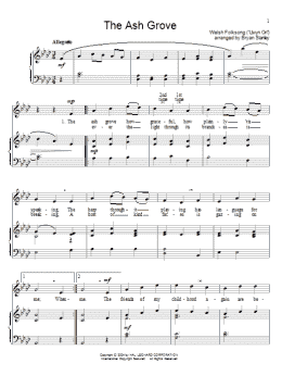 page one of The Ash Grove (Piano & Vocal)