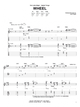 page one of Wheel (Guitar Tab)