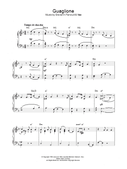 page one of Guaglione (Piano Solo)