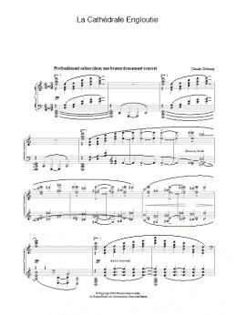 page one of La Cathédrale Engloutie (Piano Solo)