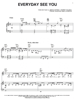 page one of Everyday See You (Piano, Vocal & Guitar Chords (Right-Hand Melody))