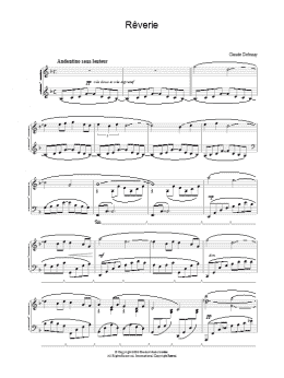 page one of Rêverie (Piano Solo)
