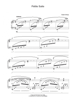 page one of Petite Suite (Piano Solo)