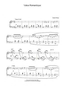 page one of Valse Romantique (Piano Solo)
