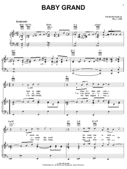 page one of Baby Grand (Piano, Vocal & Guitar Chords (Right-Hand Melody))