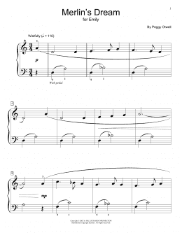 page one of Merlin's Dream (Educational Piano)