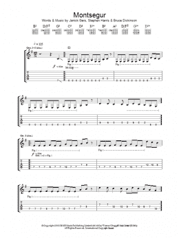 page one of Montsegur (Guitar Tab)