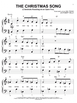 page one of The Christmas Song (Chestnuts Roasting On An Open Fire) (Big Note Piano)