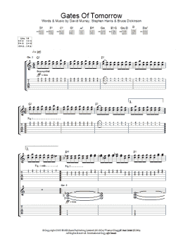 page one of Gates Of Tomorrow (Guitar Tab)